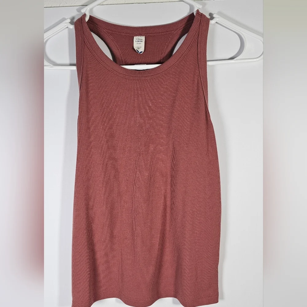 Old Navy Kids Ribbed Tank Top - Rust - Picture 1 of 3